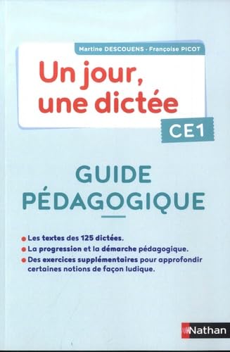 Français CE1 Un jour, une dictée: Guide pédagogique Books