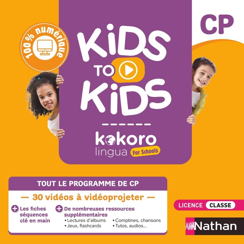 Kids to kids CP - Carte d'activation - Licence classe book