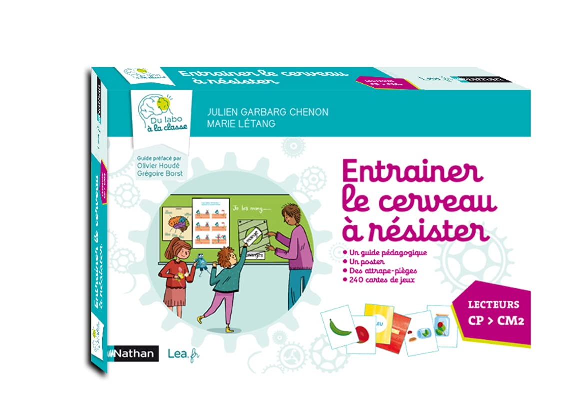 Entraîner le cerveau à résister - Lecteur - CP-CE1-CE2-CM1-CM2: Avec 1 guide pédagogique, 1 poster, 240 cartes, des attrapes pièges. Lecteurs CP>CM2 Learning & Reference