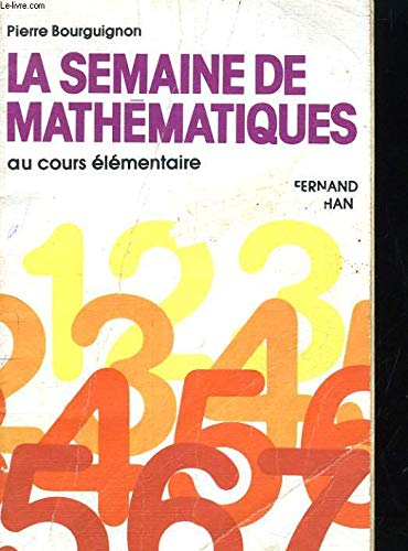 Product Image: La Semaine de mathématiques : cours élémentaire
