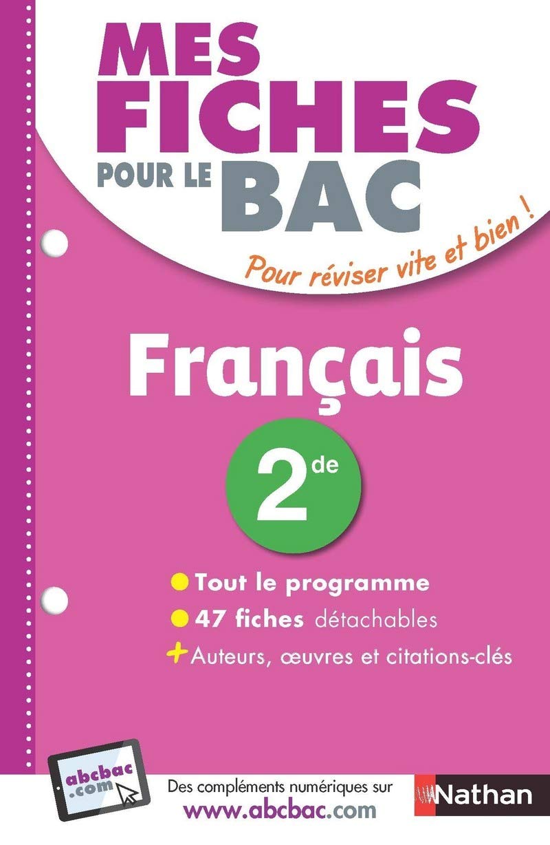 Mes fiches ABC du BAC Français 2de Professional & Reference Books