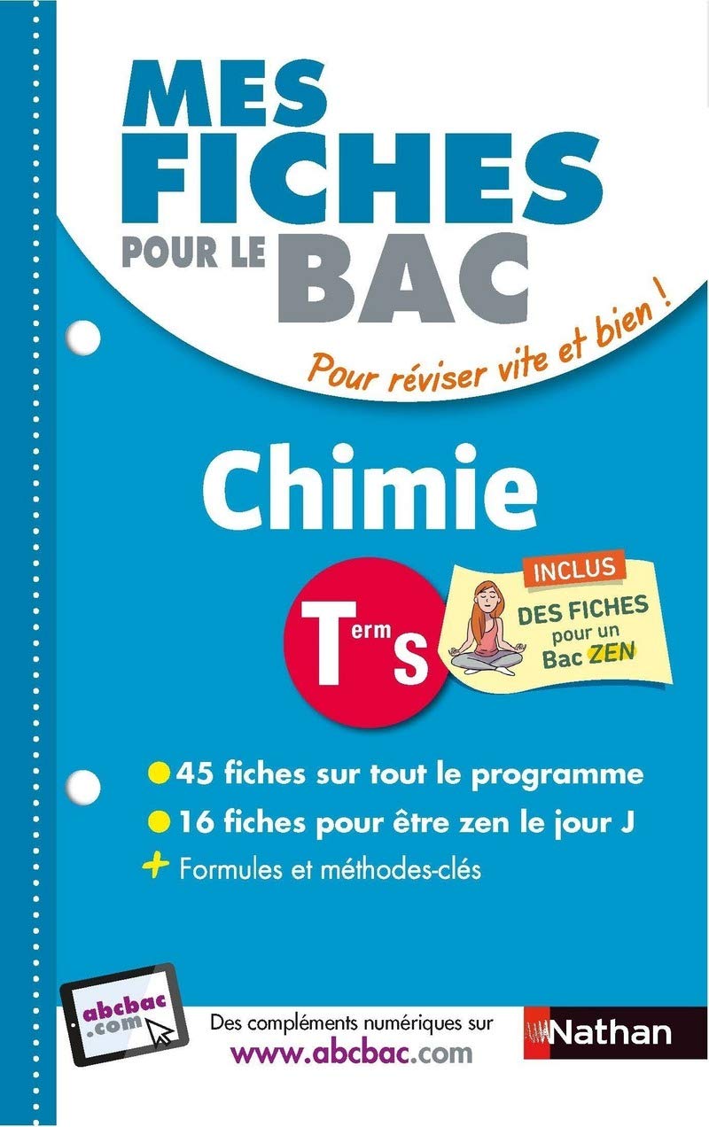 Mes fiches pour le BAC Chimie Term S book