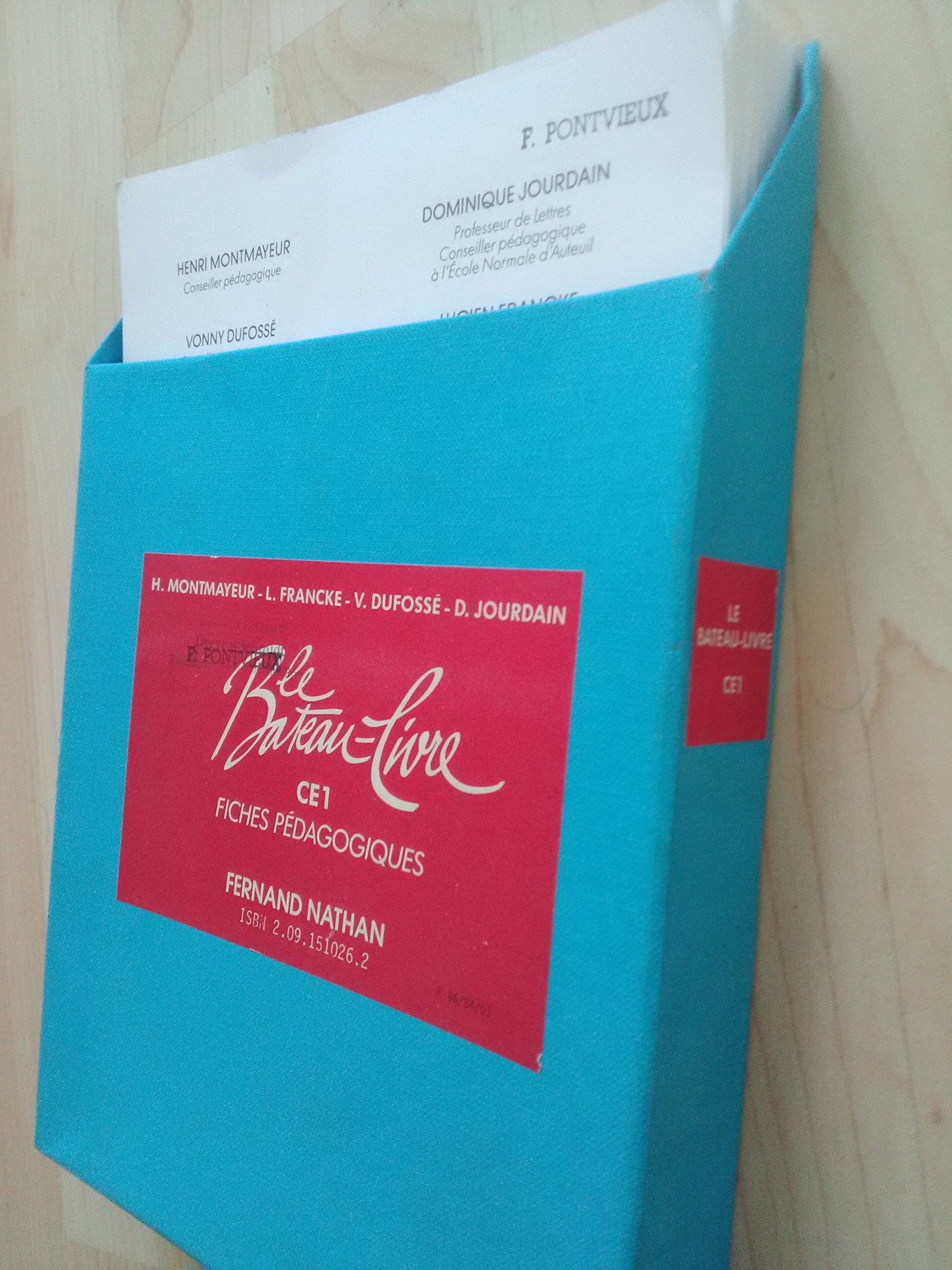 Le bateau-livre: CE1, fiches pédagogiques Books
