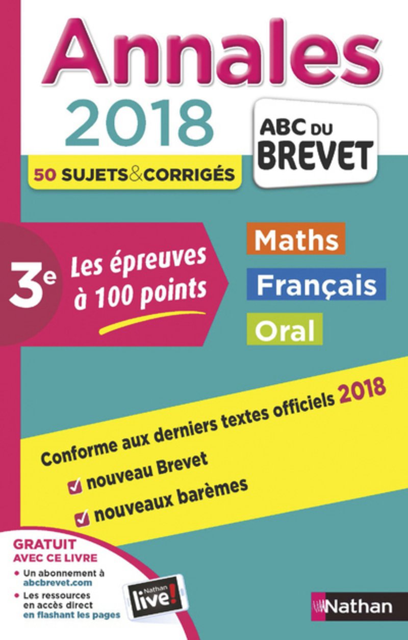 Annales ABC du Brevet 2018 - Les épreuves à 100 points book