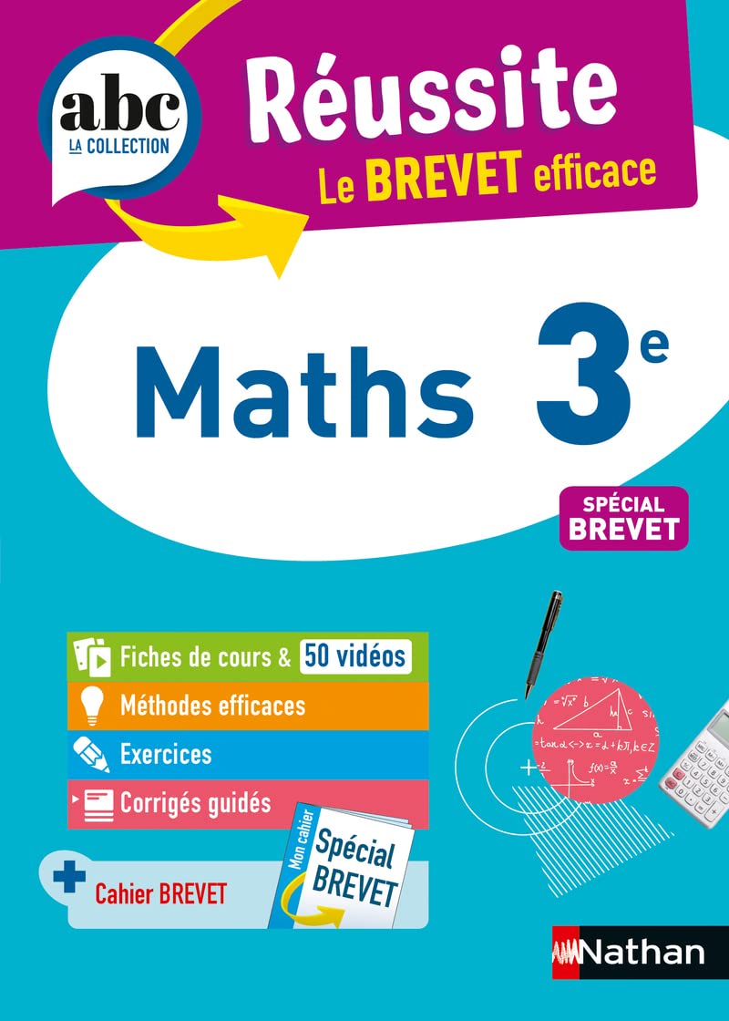 ABC Réussite Maths 3e - Brevet 2023 Professional & Reference Books