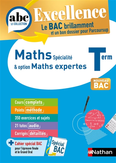 Product Image: Maths spécialité & option maths expertes, terminale : nouveau bac
