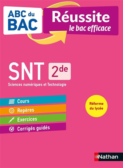 Product Image: SNT, sciences numériques et technologie 2de : réforme du lycée
