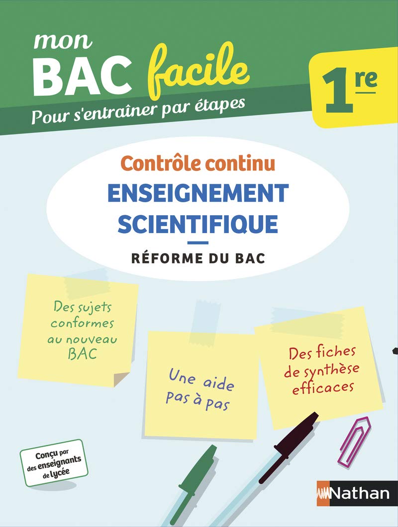 Enseignement scientifique 1re - Mon BAC facile - Enseignement commun Première - Bac 2023 book