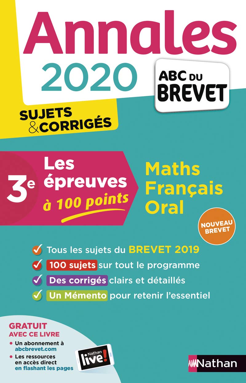 Annales ABC du Brevet 2020 Les épreuves à 100 points book