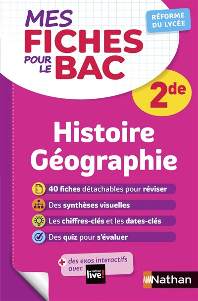 Product Image: Histoire géographie 2de : réforme du lycée