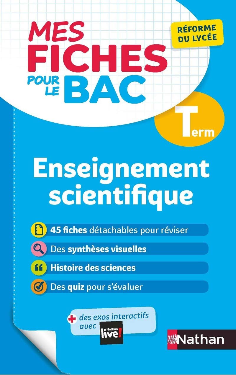 Les Fiches pour le BAC - Enseignement Scientifique - Terminale Professional & Reference Books
