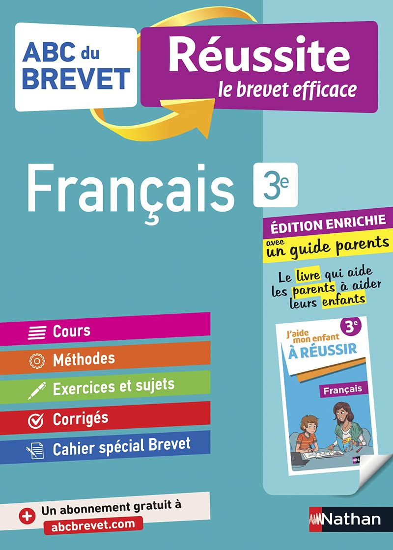 Réussite Famille - Français 3e: Avec un guide parents Professional & Reference Books