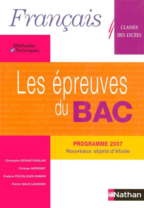 Français - Les épreuves du Bac book
