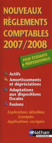 Product Image: Nouveaux règlements comptables 2007