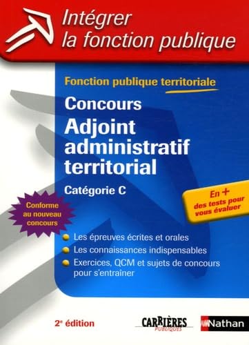 Concours Adjoint administratif territorial: Catégorie C Books