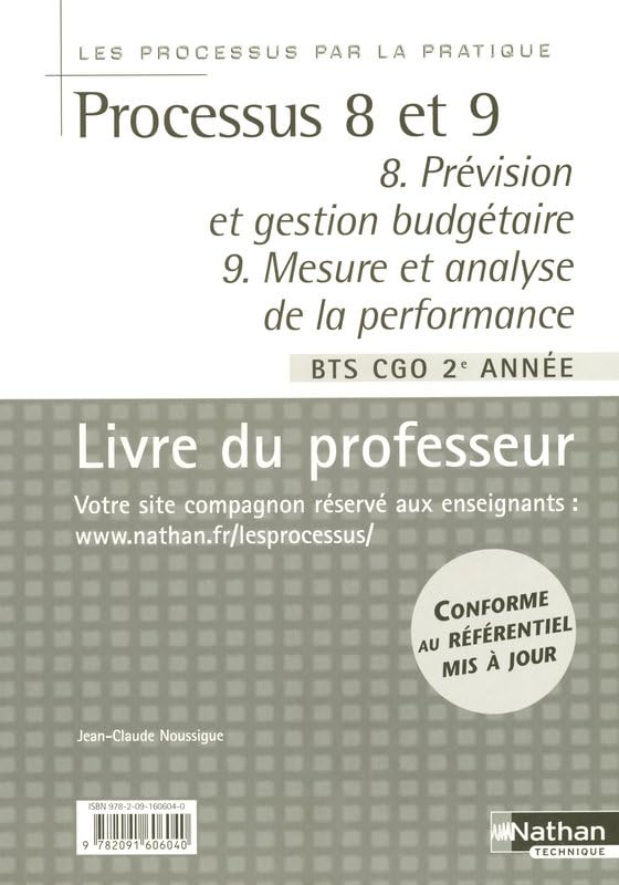 Processus 8 et 9 par la pratique - Livre du professeur book