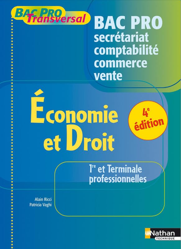 ECONOMIE DROIT 1E/TERM PRO BPT book