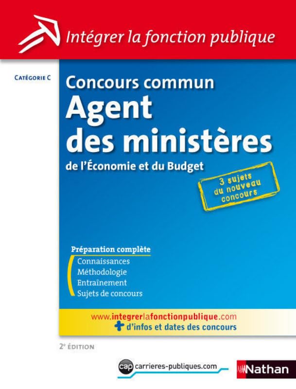 Concours commun Agent des ministères de l'Économie et du Budget Law