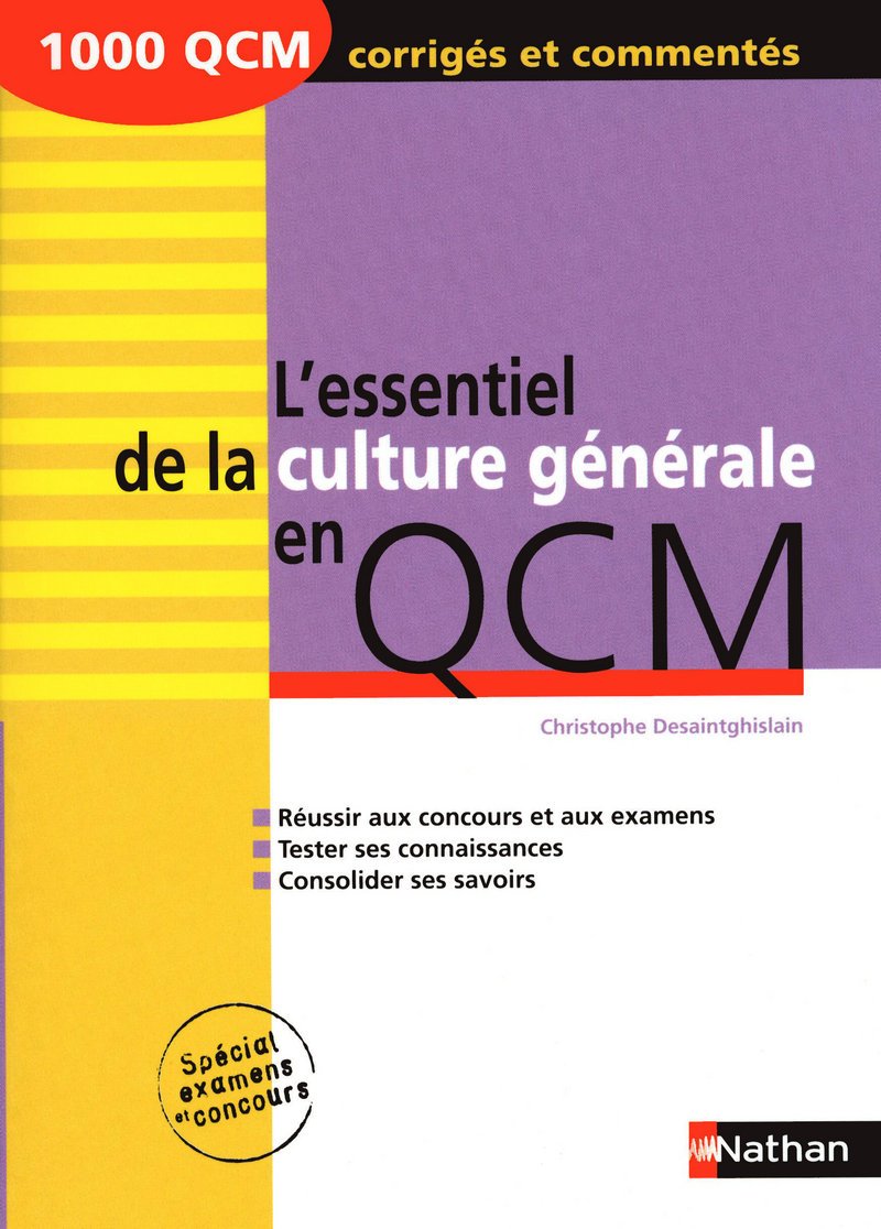 L'essentiel de la culture générale en QCM - 2009 book