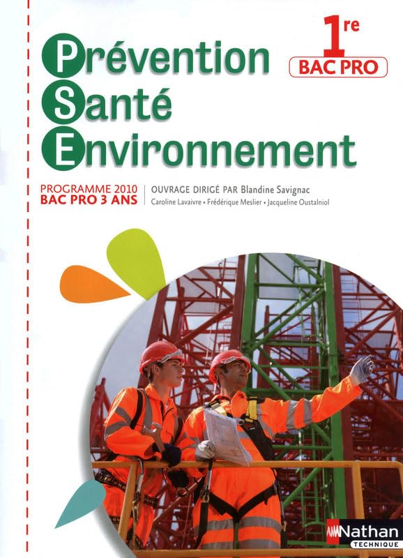 Prévention Santé Environnement 1re Bac Pro book