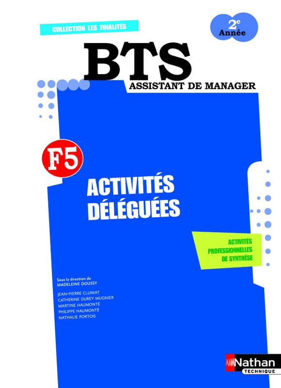 ACTIVITES DELEG F5 BTS 2 ASSIS book
