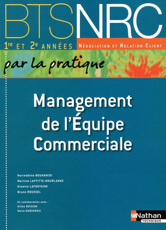 Management de l'Équipe Commerciale - BTS NRC 1re et 2e années book