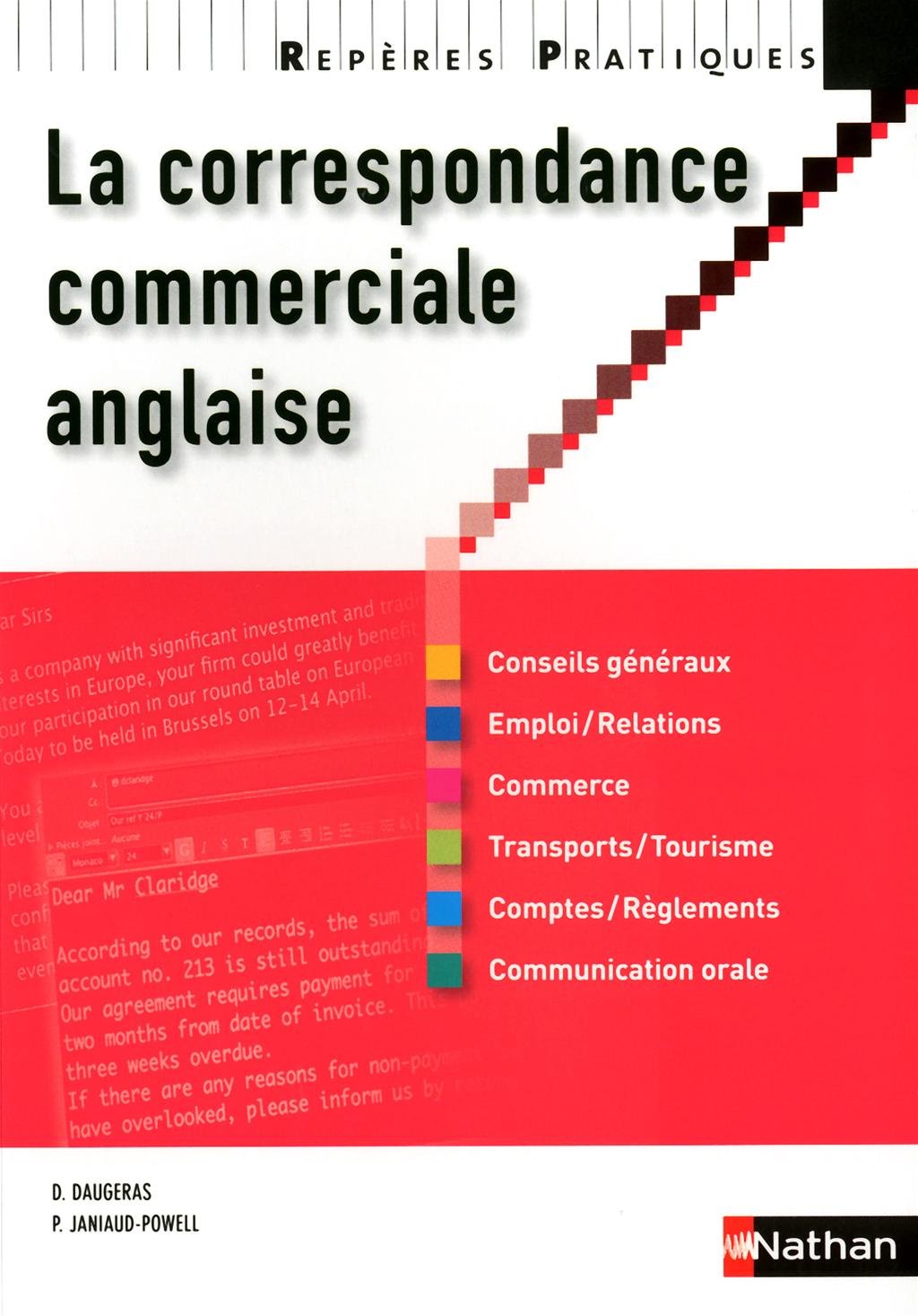 La correspondance commerciale anglaise book