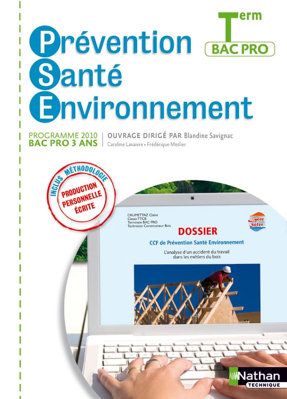 Prévention Santé Environnement Tle Bac Pro book