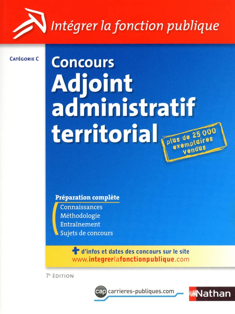 Concours Adjoint administratif territorial - Catégorie C - 7ème édition book