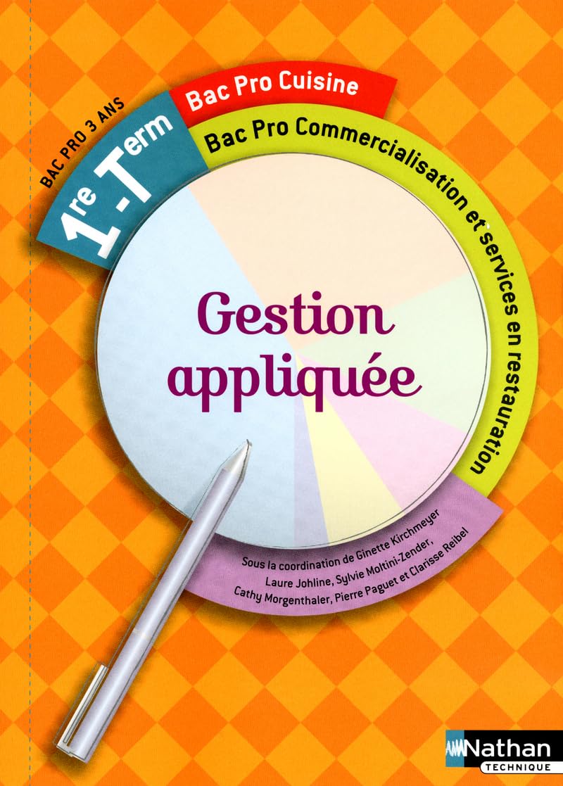 Gestion appliquée 1e et Tle Bac Pro Cuisine, Commercialisation et services en restauration Books