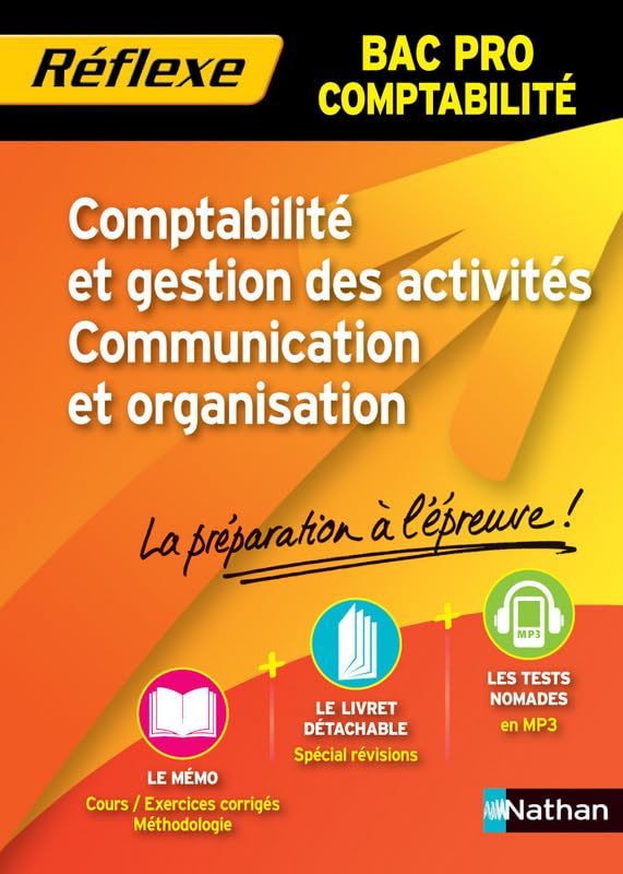COMPTABILITE ET GESTION DES ACTIVITES COMMUNICATION ORGANISATION BAC PRO COMPTA - MEMO REFLEXE N10 Professional & Reference Books