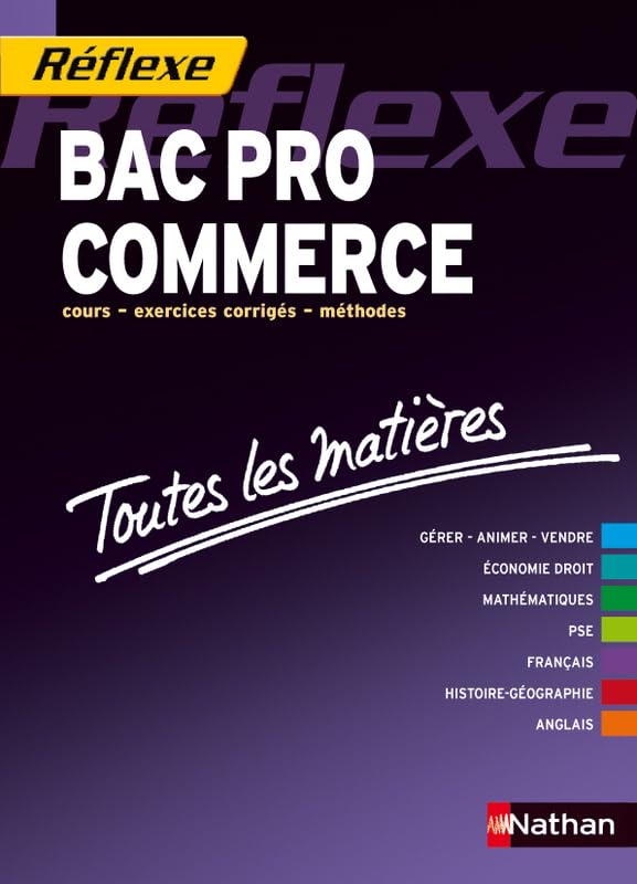 Toutes les matières - Bac Pro Commerce book