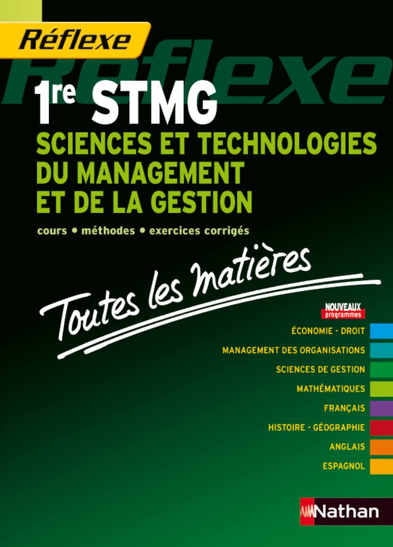 Toutes les matières - 1re STMG book