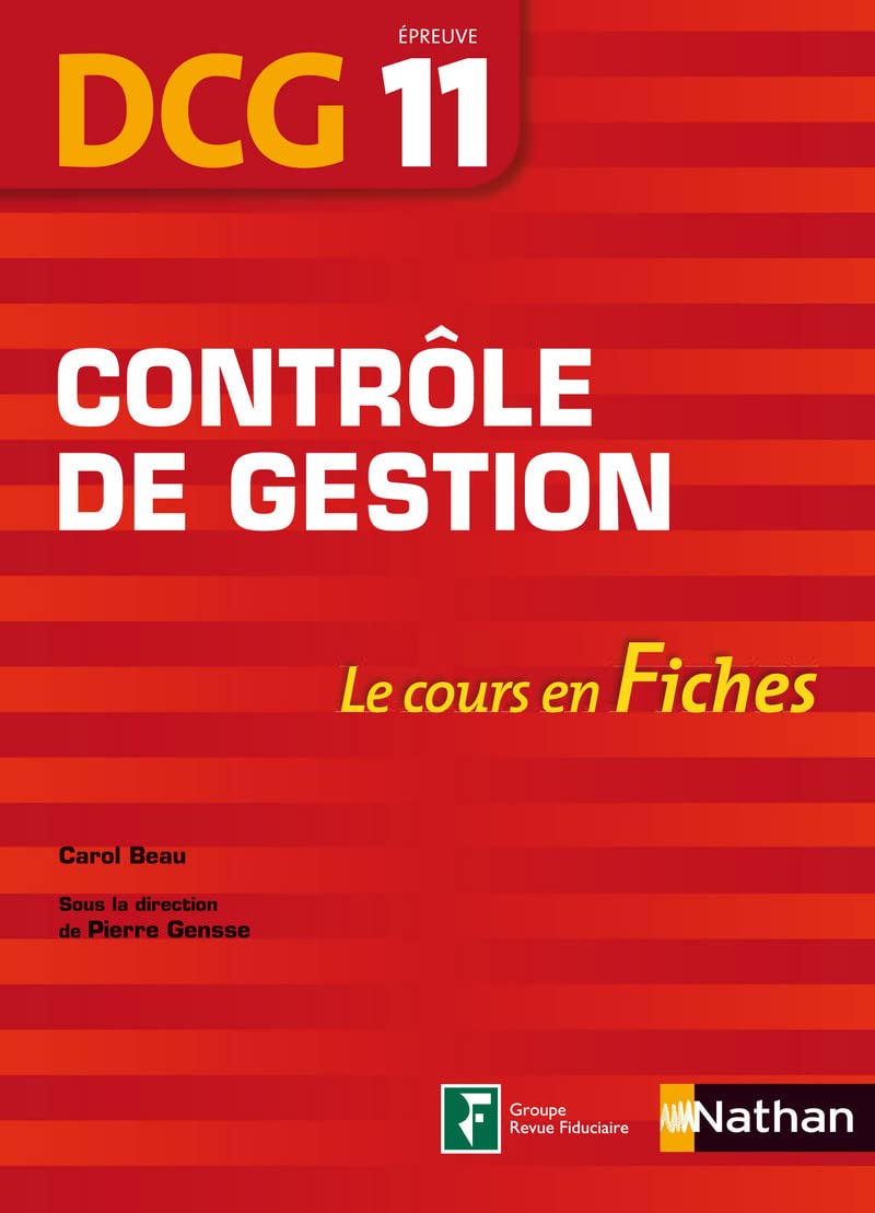 Contrôle de gestion: DCG - épreuve 11 - Fiches book