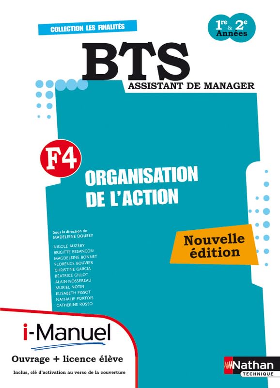 ORGANISA DE L'ACTION BTS F4 L book