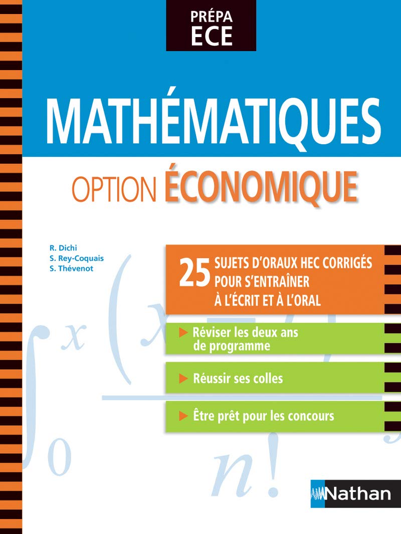 Mathématiques - option économique book