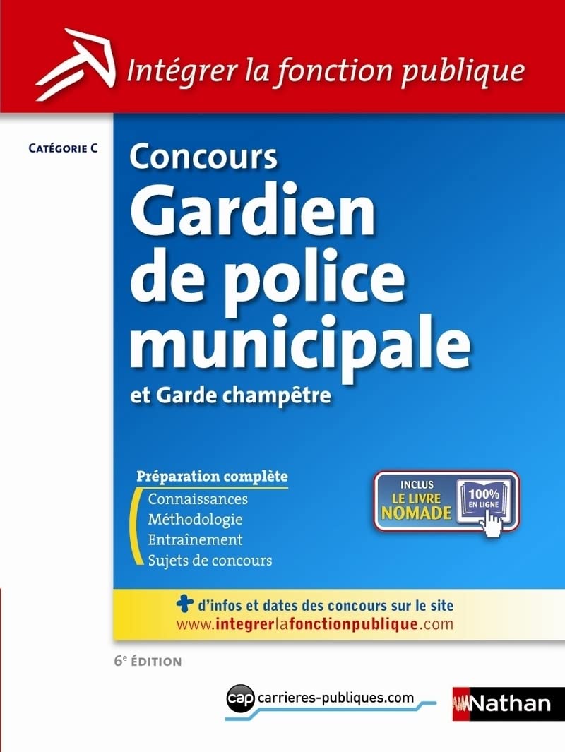 Concours Gardien de police municipale et Garde champêtre Catégorie C Intégrer la fonction publique Business, Finance & Career