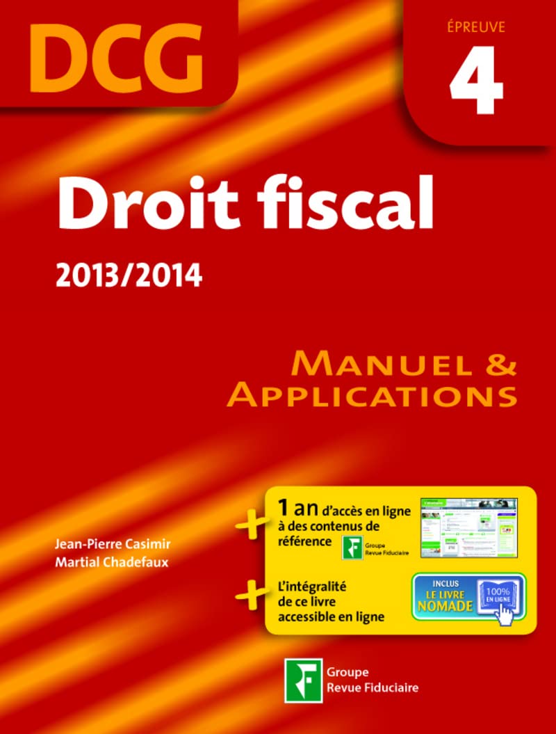 Droit fiscal: DCG - Epreuve 4 - Manuel et applications book