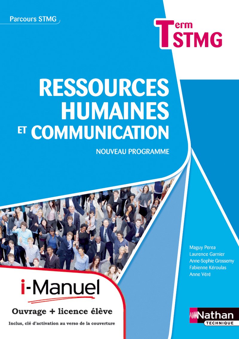 Ressources humaines et communication - Tle STMG Parcours STMG i-Manuel bi-média Education & Training