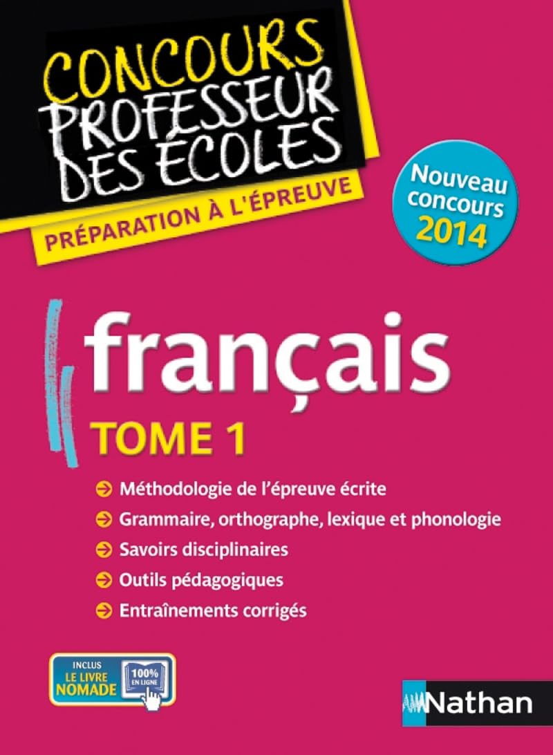 FRANCAIS T01 (CONCOURS PROFESSEUR DES ECOLES) 2013: Tome 1 Books