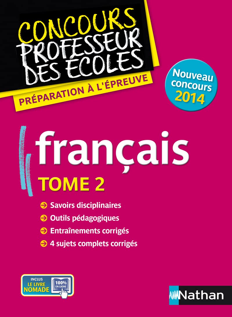 Français - Tome 2 - Epreuve écrite: Concours professeur des écoles book