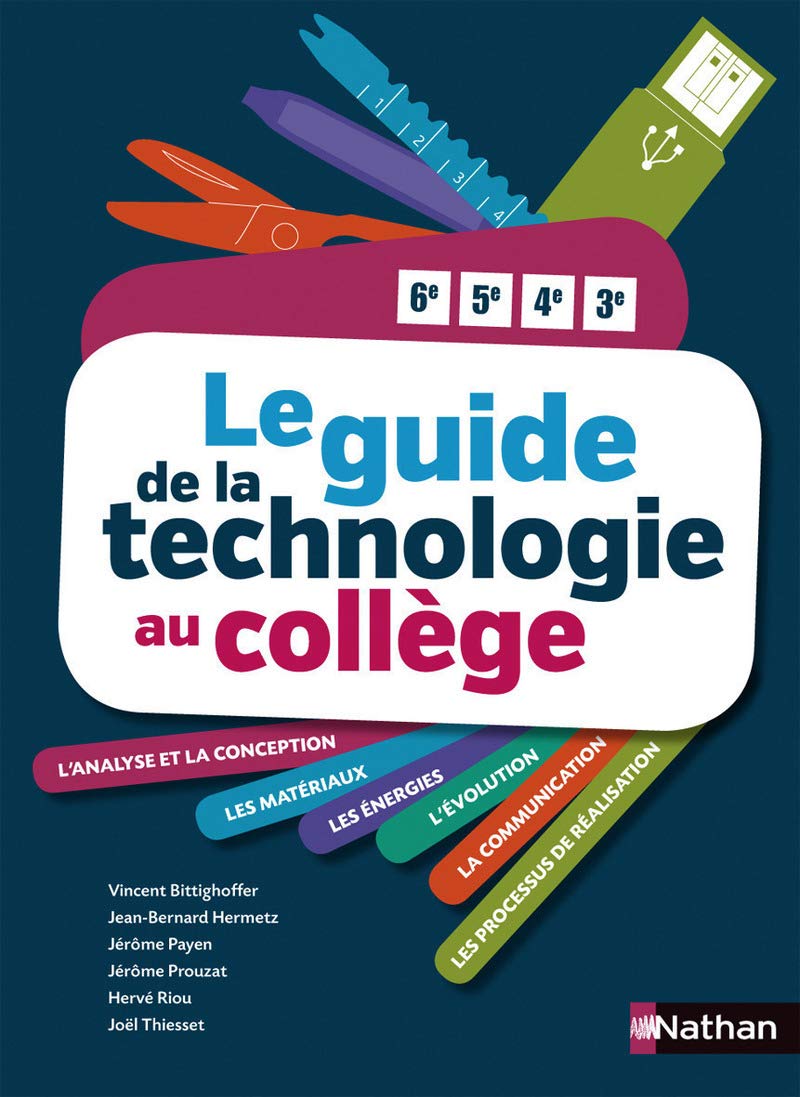 Le Guide de la technologie au collège Livre de l'élève Education & Training