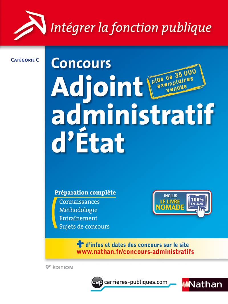CONCOURS ADJOINT ADMINISTRATIF D'ETAT N2 - CATEGORIE C (INTEGRER LA FONCTION PUBLIQUE) 9ED 2014: Catégorie C Business, Finance & Career