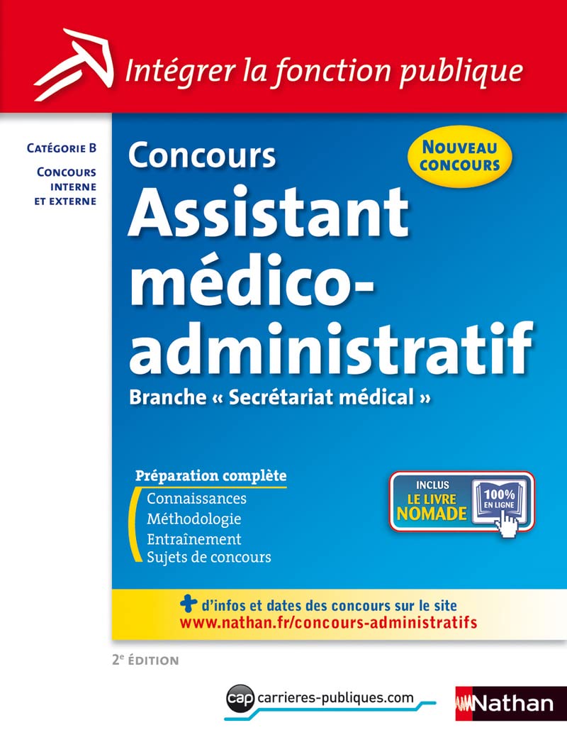 Concours Assistant médico-administratif: Catégorie B (24) book