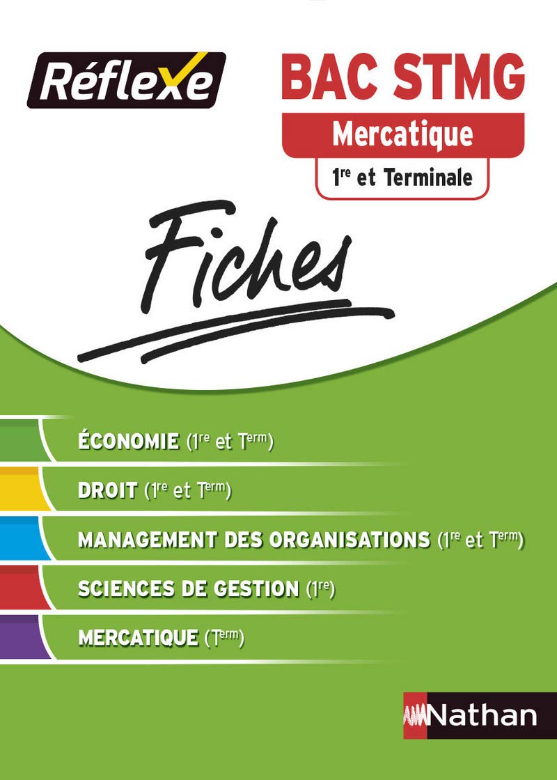 Fiches Réflexe - Mercatique 1re et Terminale STMG book