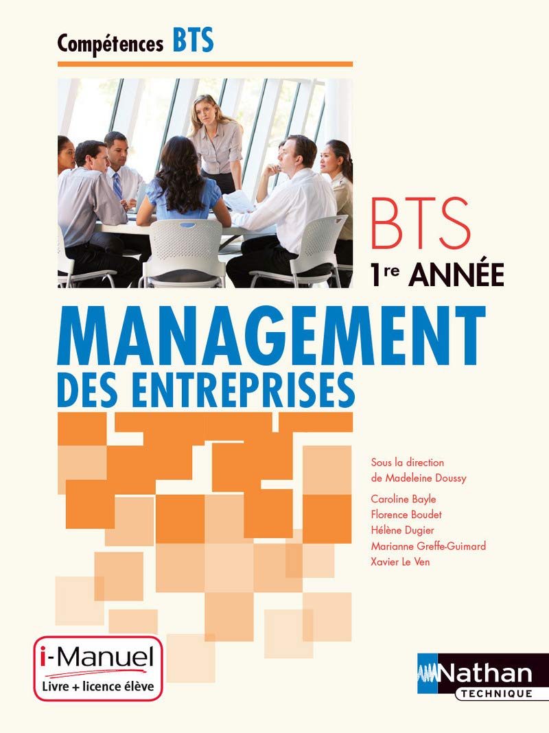 Management des entreprises BTS 1re année book