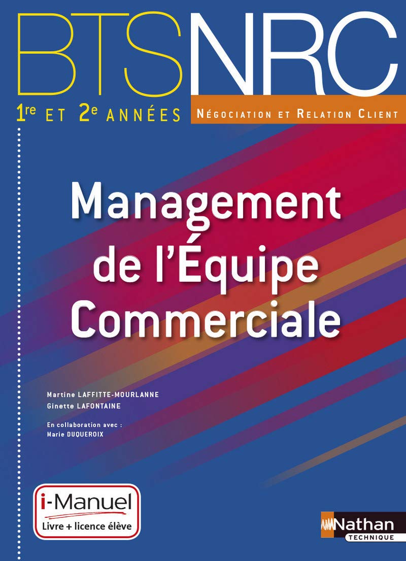 Management de l'Equipe Commerciale BTS 1re et 2e années book