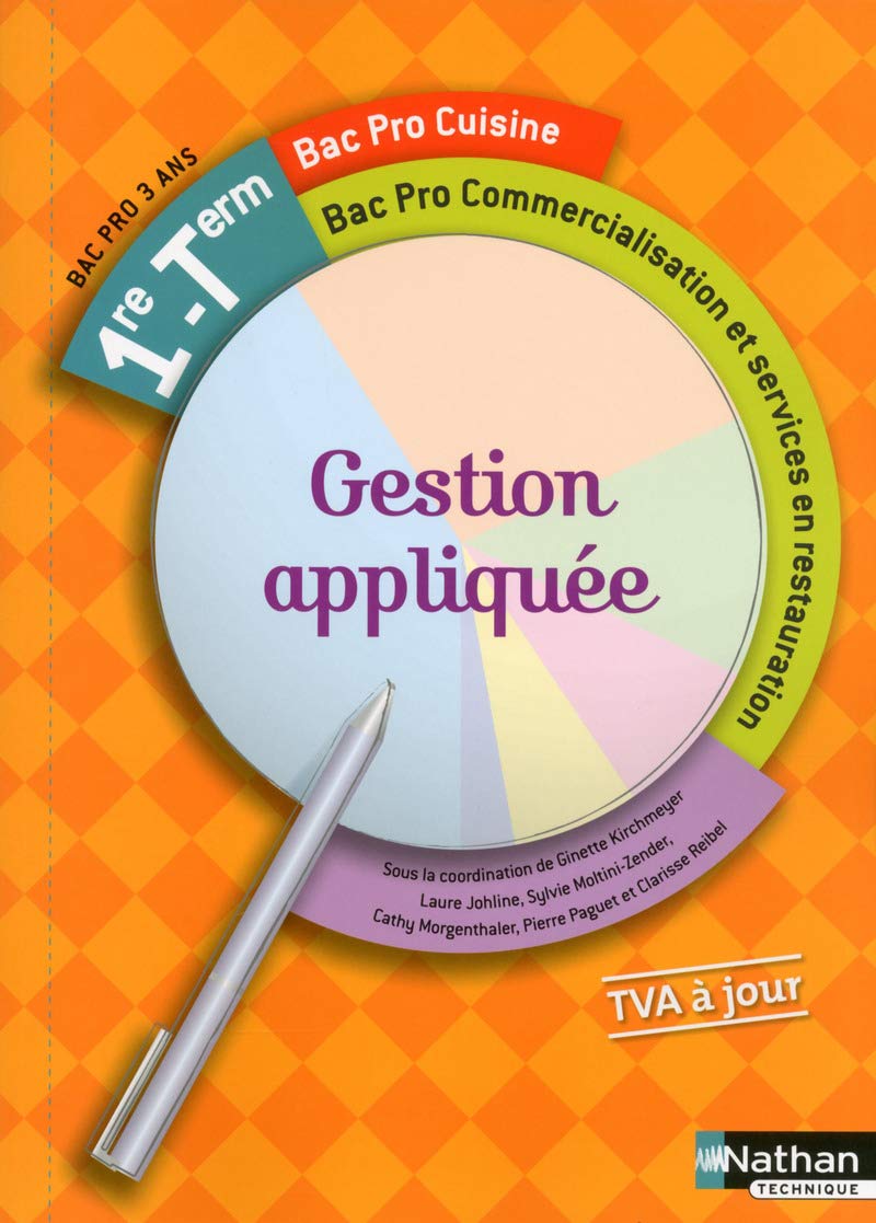 Gestion appliquée - 1re/Tle Bac Pro Cuisine – CSR book