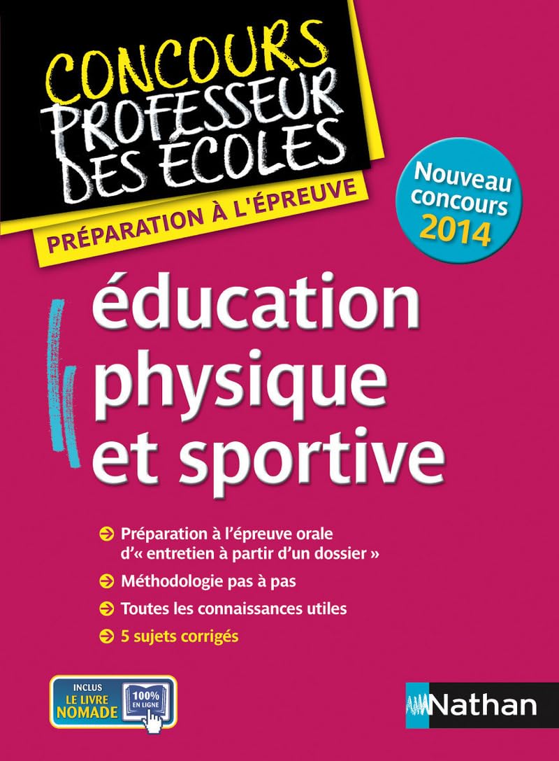 EDUCATION PHYSIQUE ET SPORTIVE - PREPARATION EPREUVE ORALE - CONCOURS PROFESSEUR DES ECOLES - 2014: Préparation à l'épreuve Books