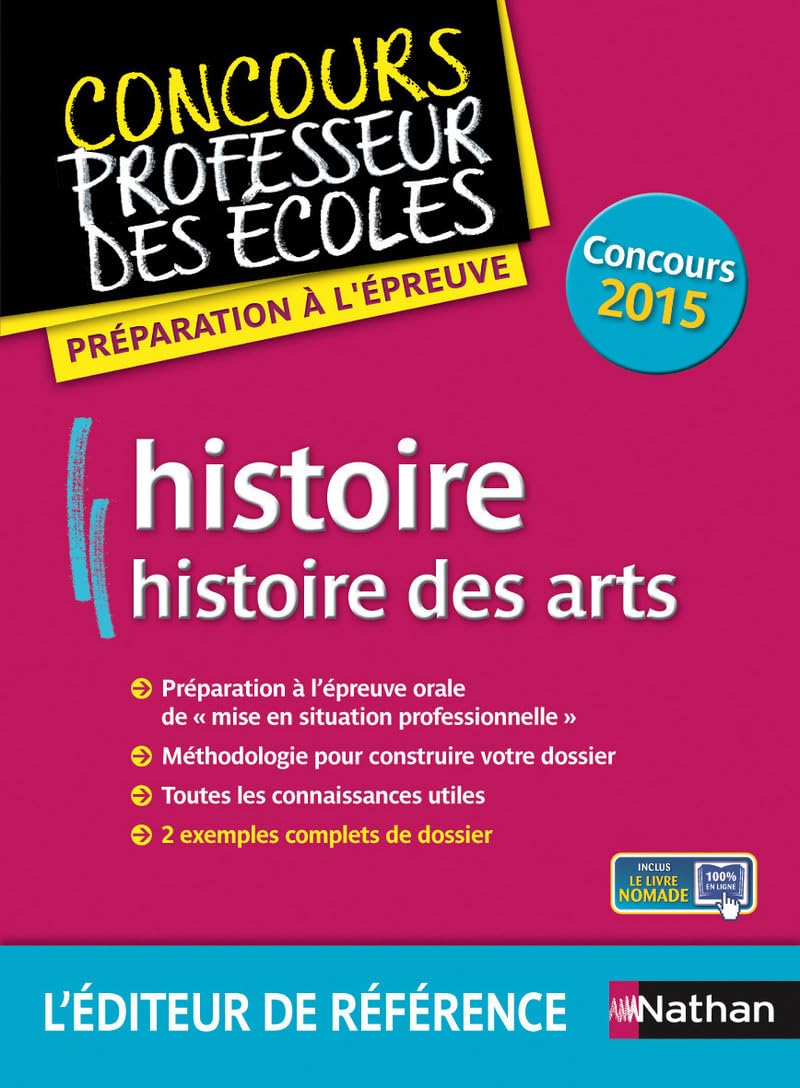 Histoire - Histoire des arts - épreuve orale (concours professeurs des ecoles ) 2015: Préparation à l'épreuve Books